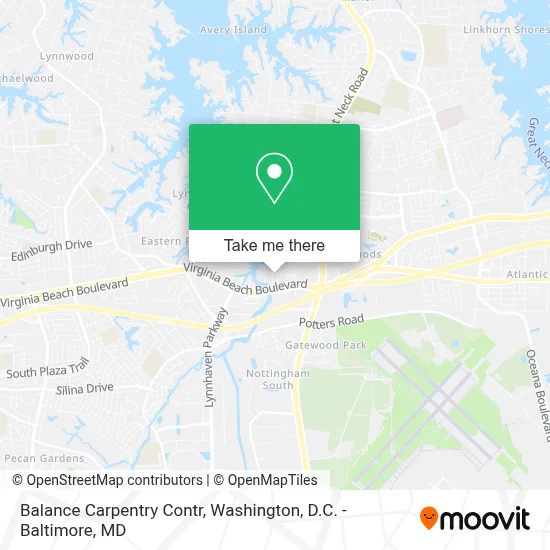 Balance Carpentry Contr map