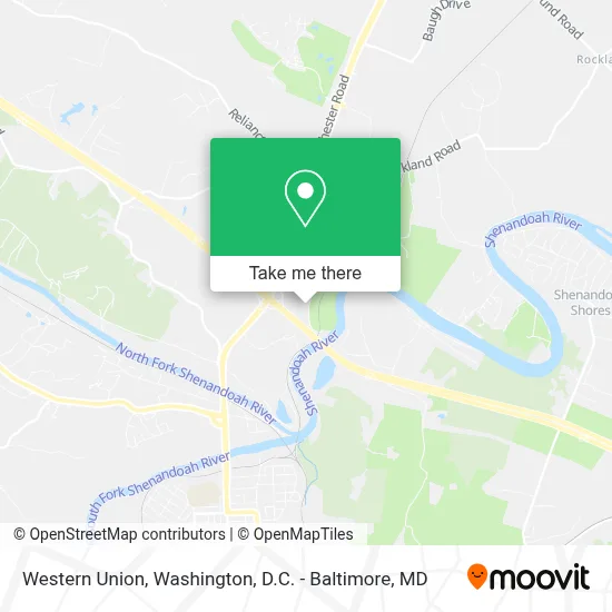 Western Union map
