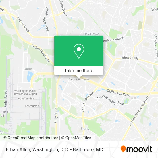 Ethan Allen map