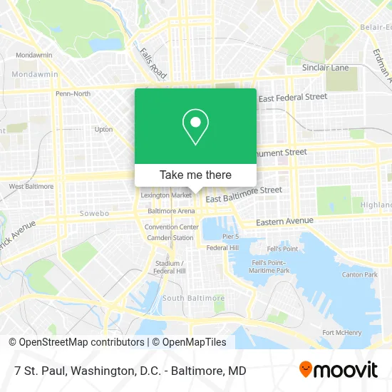 7 St. Paul map