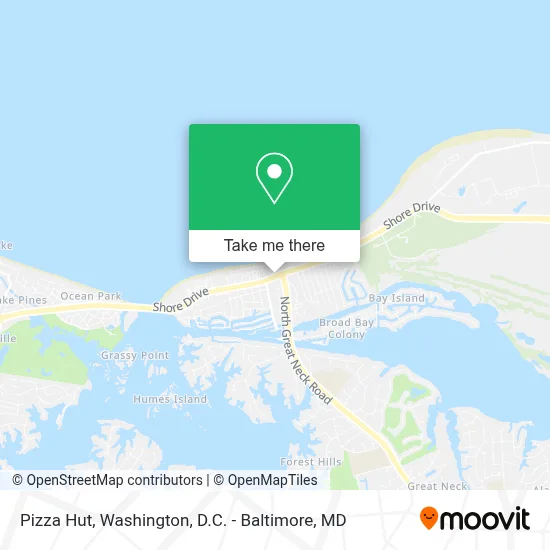 Pizza Hut map