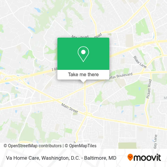 Va Home Care map