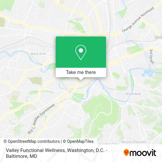 Valley Functional Wellness map