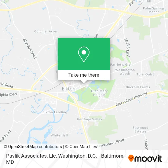 Pavlik Associates, Llc map