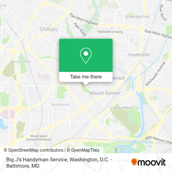 Big J's Handyman Service map