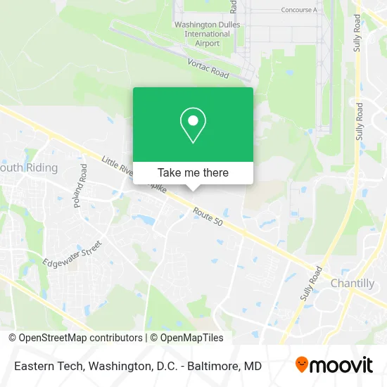 Eastern Tech map