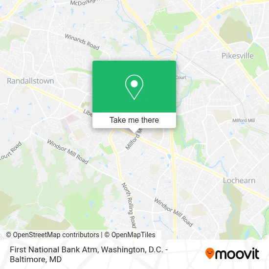 First National Bank Atm map