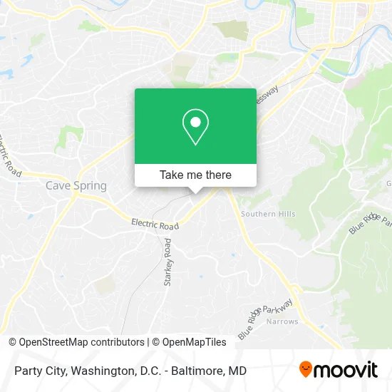 Party City map