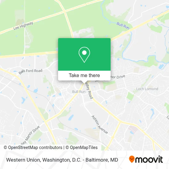 Western Union map