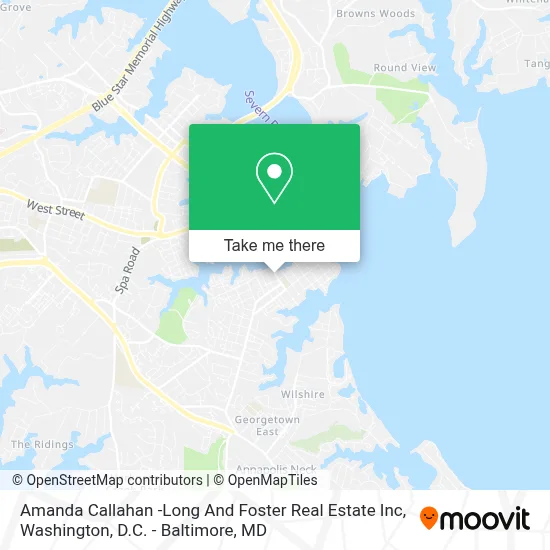 Amanda Callahan -Long And Foster Real Estate Inc map