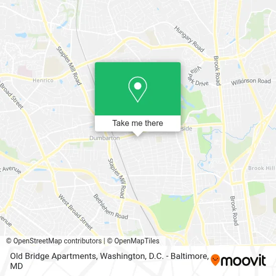 Old Bridge Apartments map