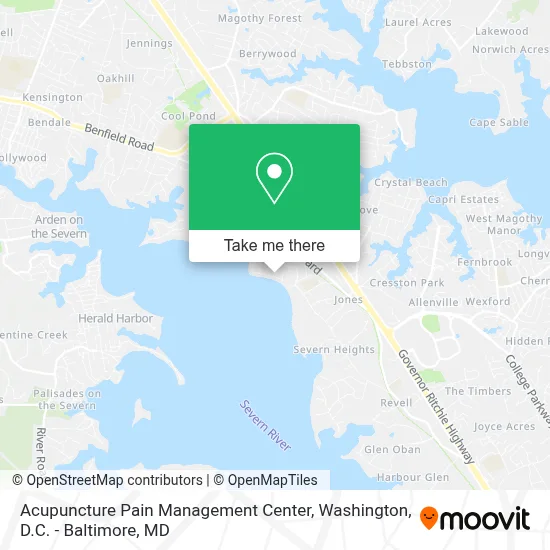 Acupuncture Pain Management Center map