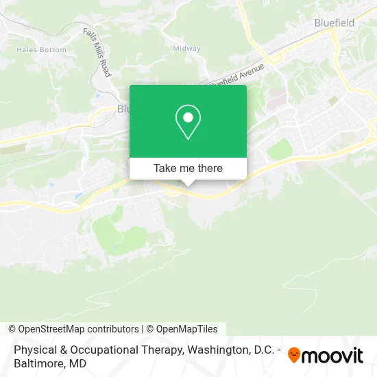 Physical & Occupational Therapy map