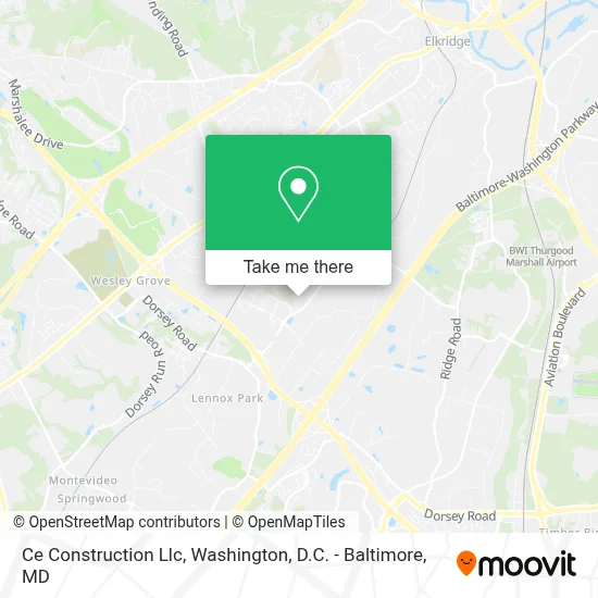 Ce Construction Llc map