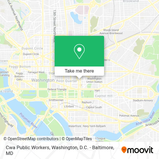 Cwa Public Workers map