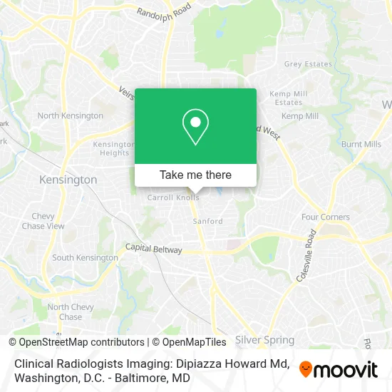 Clinical Radiologists Imaging: Dipiazza Howard Md map