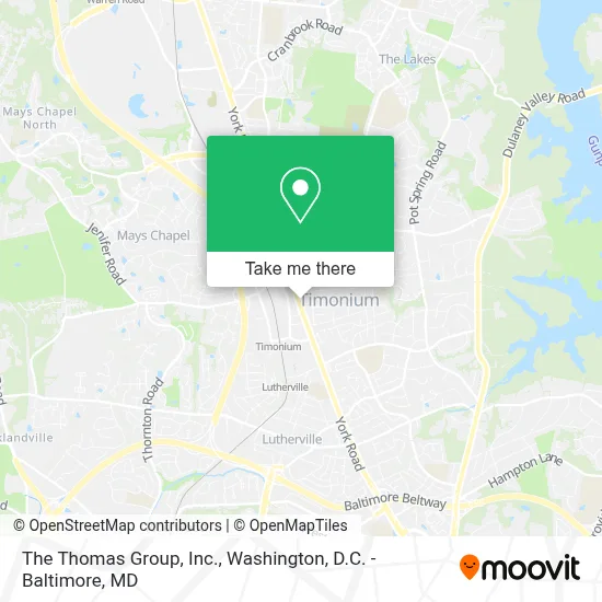 The Thomas Group, Inc. map