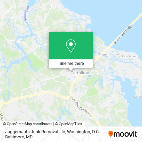 Juggernauts Junk Removal Llc map