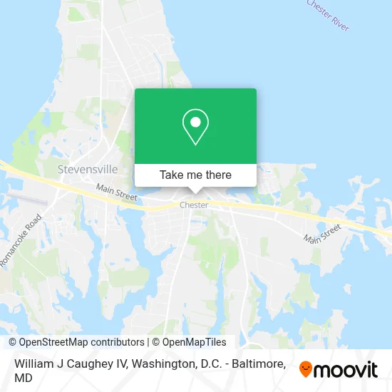 William J Caughey IV map