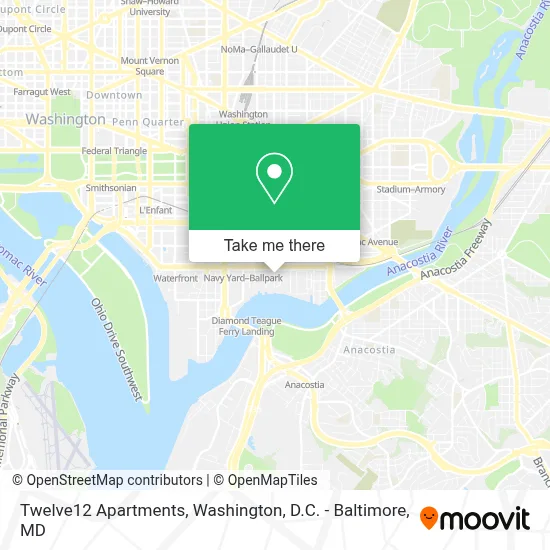 Twelve12 Apartments map