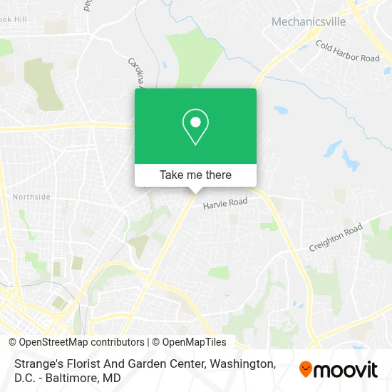 Strange's Florist And Garden Center map