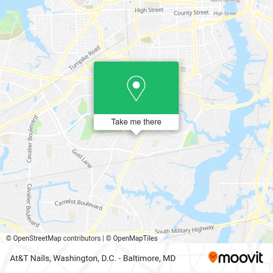 At&T Nails map