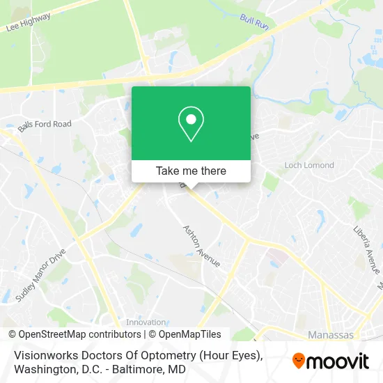 Visionworks Doctors Of Optometry (Hour Eyes) map