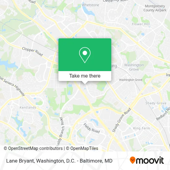 Lane Bryant map