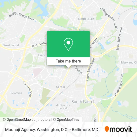 Mounaji Agency map