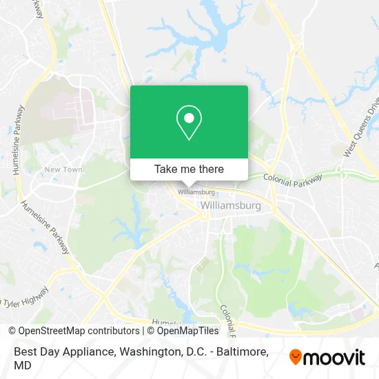 Best Day Appliance map
