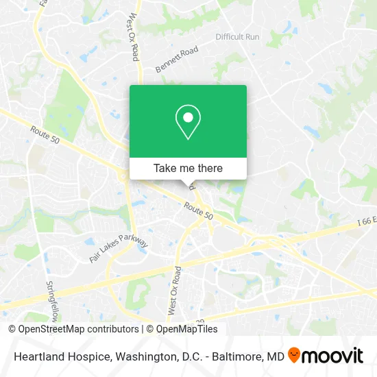 Heartland Hospice map