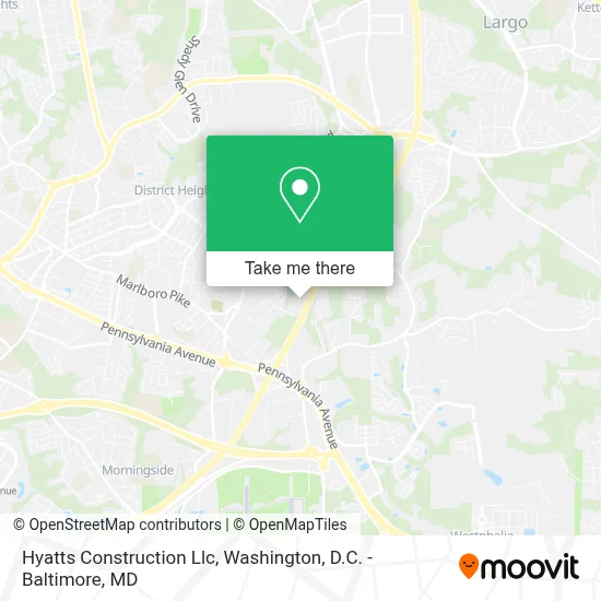 Hyatts Construction Llc map