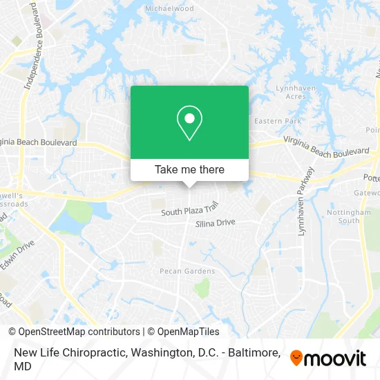 New Life Chiropractic map