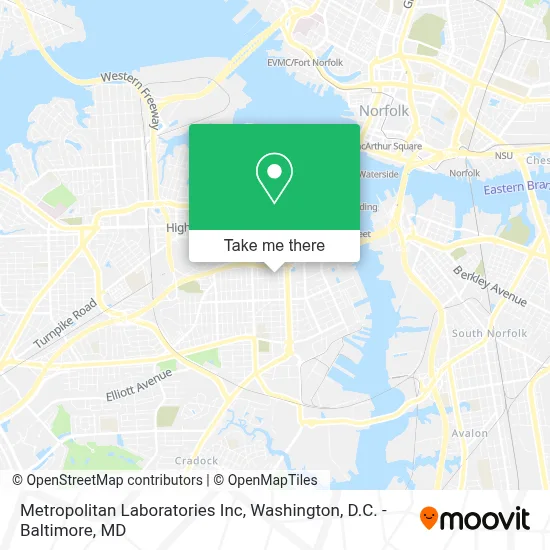 Metropolitan Laboratories Inc map