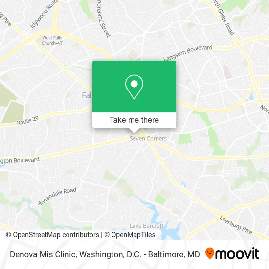 Denova Mis Clinic map