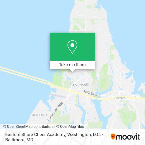 Eastern Shore Cheer Academy map