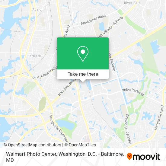 Walmart Photo Center map