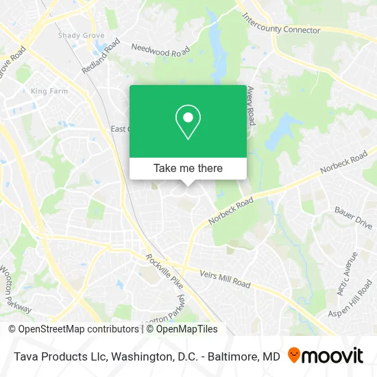 Tava Products Llc map