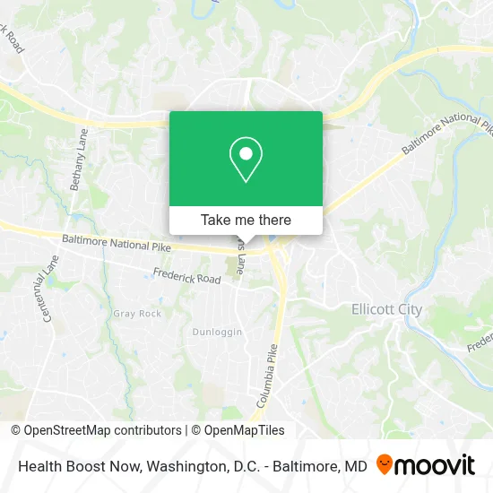 Health Boost Now map