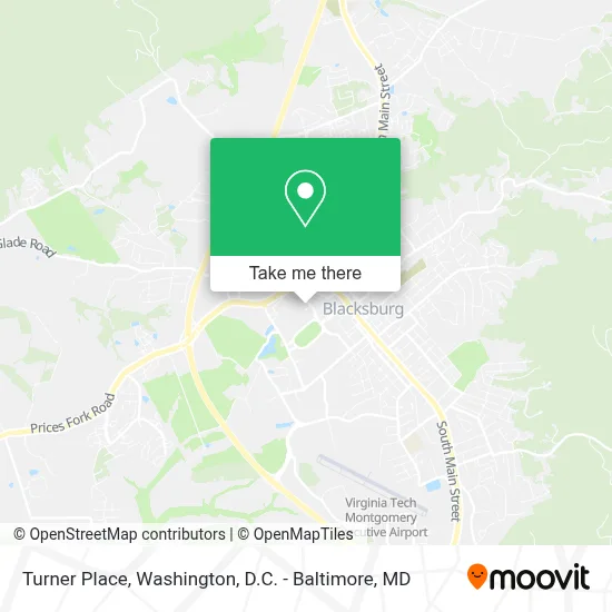 Turner Place map