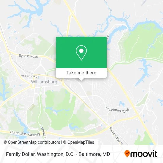 Family Dollar map
