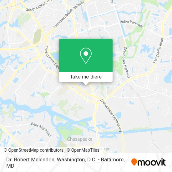 Dr. Robert Mclendon map