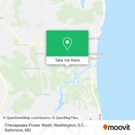 Chesapeake Power Wash map