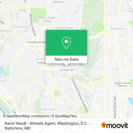 Kevin Vendt - Allstate Agent map