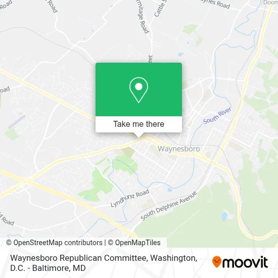 Waynesboro Republican Committee map