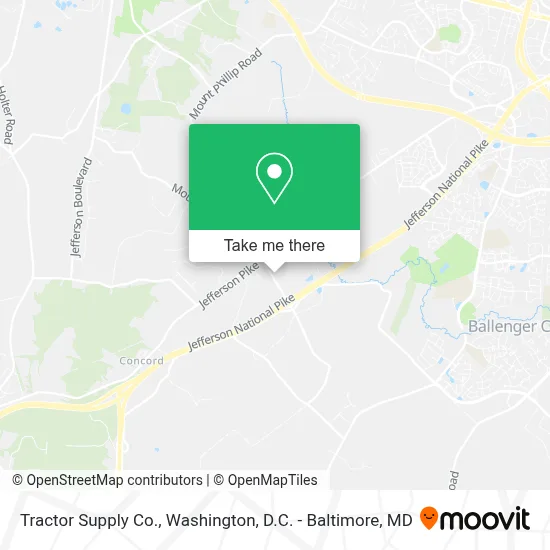 Tractor Supply Co. map