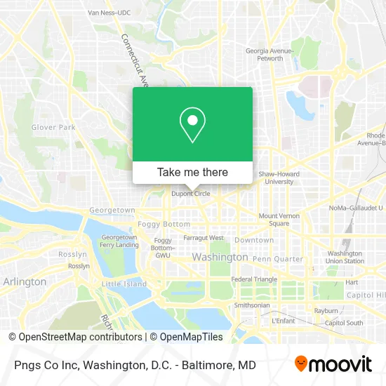 Pngs Co Inc map