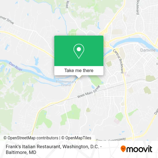 Frank's Italian Restaurant map