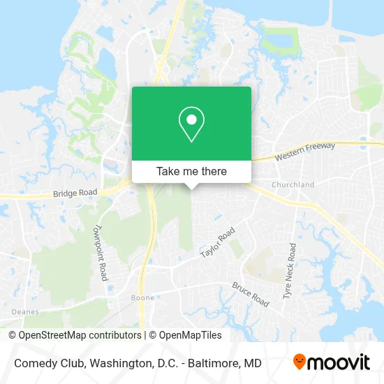 Comedy Club map