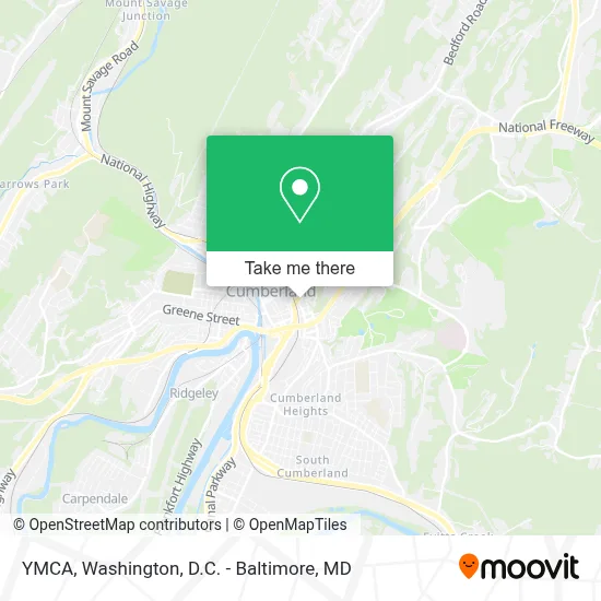 Ymca map
